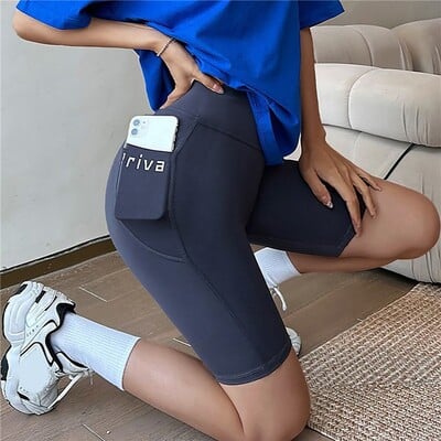 Sportske kratke tajice Gym Fitness Push Up kratke hlače Ženske Yoga Slim Fit poluhlače Elastične visoke struke Ljetne tanke tajice za vježbanje