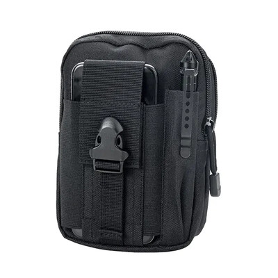 Bărbați Molle Pouch Curea Geantă de talie Edc Phone Buzunar Pachet Running Camping Genți Moale Spate Accesorii de vânătoare