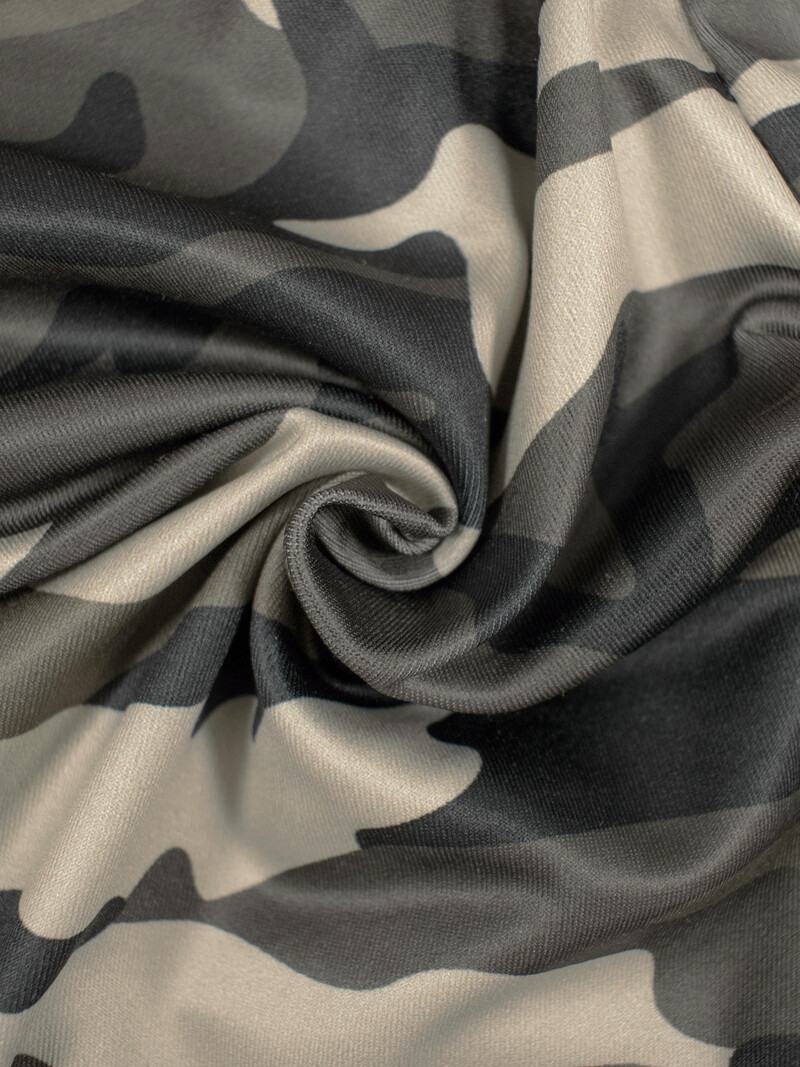 Jambiere Capri Camo Camo de mărime mare, cu decupaje în dungi laterale, eleganti, cu elasticitate ridicată, tricot, pantaloni casual sport la modă