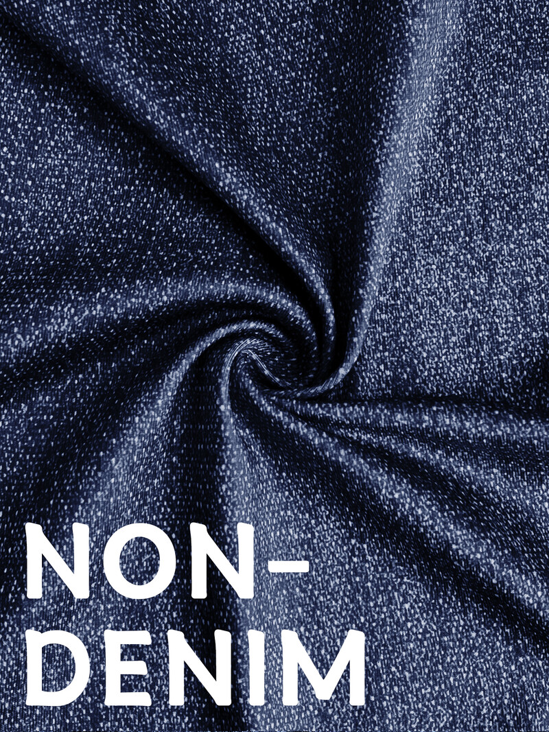 Ženske capri tajice veće veličine u uzorku imitacije trapera za modernu i ležernu odjeću Visoka rastezljivost za aktivne kratke hlače