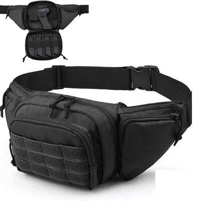 Taktička torba za pištolj Prsa oko struka Torba za pištolj Futrola za pištolj Fanny Pack s držačem torbice za spremnik za Glock 17 19 Beretta M9 SIG