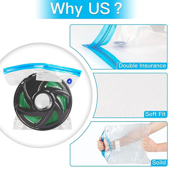 20/1 Bag Filament Storage Vacuum Bag 3D Printer PLA/ABS/TPU Filament Dryer Φύλαξη Ανθεκτικό στην υγρασία για εξαρτήματα 3D εκτυπωτή