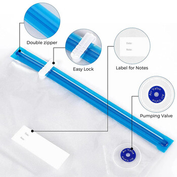 20/1 Bag Filament Storage Vacuum Bag 3D Printer PLA/ABS/TPU Filament Dryer Φύλαξη Ανθεκτικό στην υγρασία για εξαρτήματα 3D εκτυπωτή