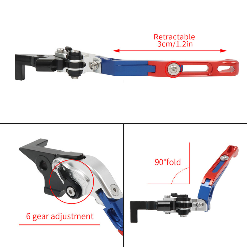 Pentru BMW G310GS G 310GS G310 GS G 310 GS 2021-2023 Pârghii de ambreiaj de frână CNC reglabile pentru motociclete Mânere extensibile pliabile.