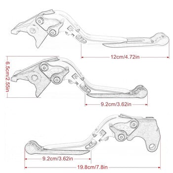 Για Yamaha MT-09 MT09 MT 09 FZ09 XSR900 Tracer900 GT 2014-2023 Μοτοσικλέτας CNC Ρυθμιζόμενοι πτυσσόμενοι εκτεινόμενοι μοχλοί συμπλέκτη φρένων