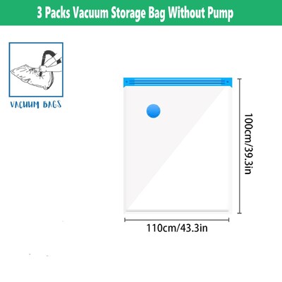 5 pakiranja vakuumskih vrećica za pohranjivanje jorgana i deka Odjeća Organizator za pakiranje za putovanje kući Uključena pumpa