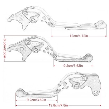 Για HONDA PCX 125 PCX125 PCX150 PCX 160 PCX 150 PCX160 Όλα τα χρόνια Πτυσσόμενοι επεκτάσιμοι μοχλοί συμπλέκτη φρένων Αξεσουάρ μοτοσικλέτας