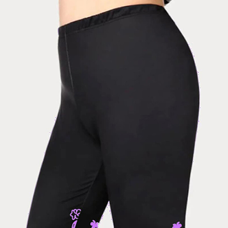 Ženske tajice s cvjetnim printom veće veličine Ljeto Nove ležerne sportske joga Capri pidžame s elastičnim strukom Hlače s jeggingom Domaći donji dio Ženski