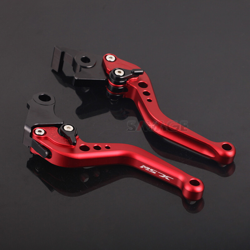 MSX īsās bremžu sajūga sviras priekš HONDA MSX 125 Grom MSX125SF 2013-2023 Motociklu piederumi Regulējami vadības rokturi MSX125