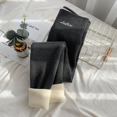 Colanți de iarnă pentru femei, călduri, îngroșați, 2023, cu talie înaltă, colanți căptușiți cu lână, pantaloni sexy, casual, de înaltă calitate