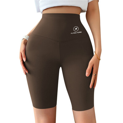 Pantaloni scurti de sport pentru femei, pantaloni scurți de yoga, care slăbesc, talie înaltă, pantaloni scurti de fitness, uscare rapidă, antrenament de ciclism, pantaloni scurti de gimnastică