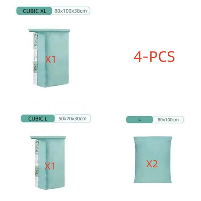 3-5PC Nepotrebne vakuumske vrećice s pumpom Velike plastične vrećice za pohranu odjeće, deke Kompresirana prazna vrećica Putni pribor