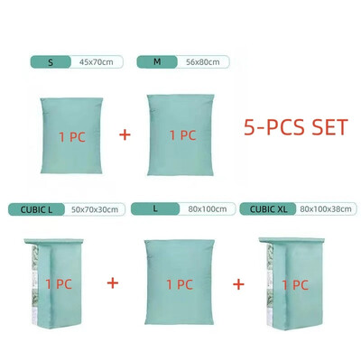3-5PC Nepotrebne vakuumske vrećice s pumpom Velike plastične vrećice za pohranu odjeće, deke Kompresirana prazna vrećica Putni pribor