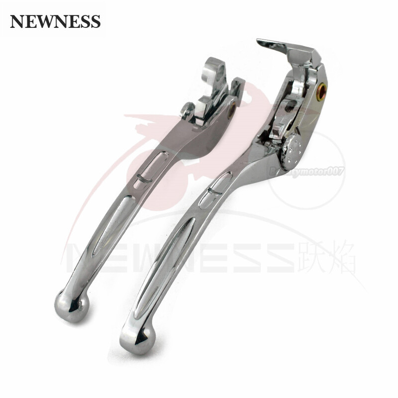 Μοτοσικλέτα Αριστερά/Δεξιά Μαύρα /Χρώμιο Μοχλοί συμπλέκτη φρένων για Honda CBR1000RR CBR 1000 RR 2004 2005 2006 2007