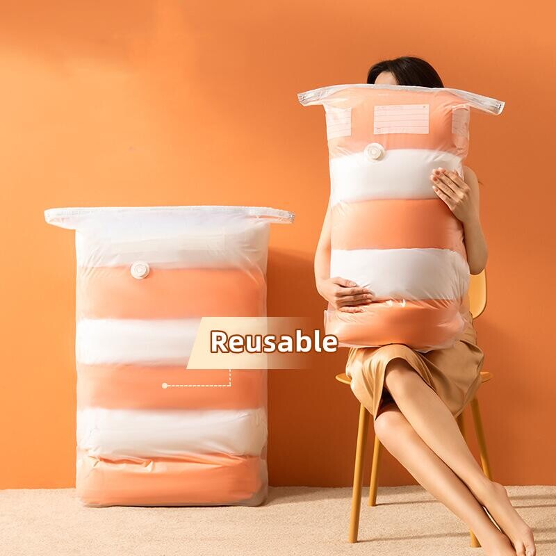 Nepotrebne vakuumske kompresijske vrećice s pumpom Velike plastične vrećice za pohranu odjeće, deke Prazne navlake za vrećice Dodaci za putovanja