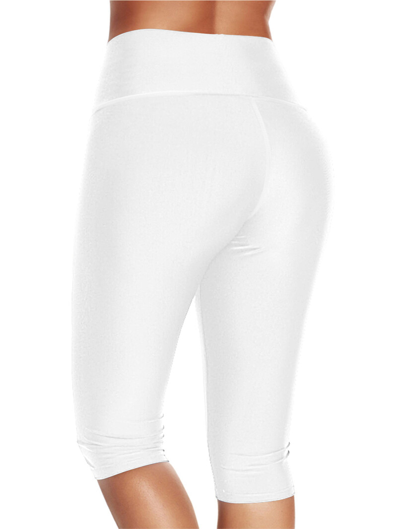 Sporta īsie jogas stulpiņi Pietupieni ar augstu vidukli Fitnesa šauri šorti Ātri žūstoši riteņbraukšanas treniņšorti