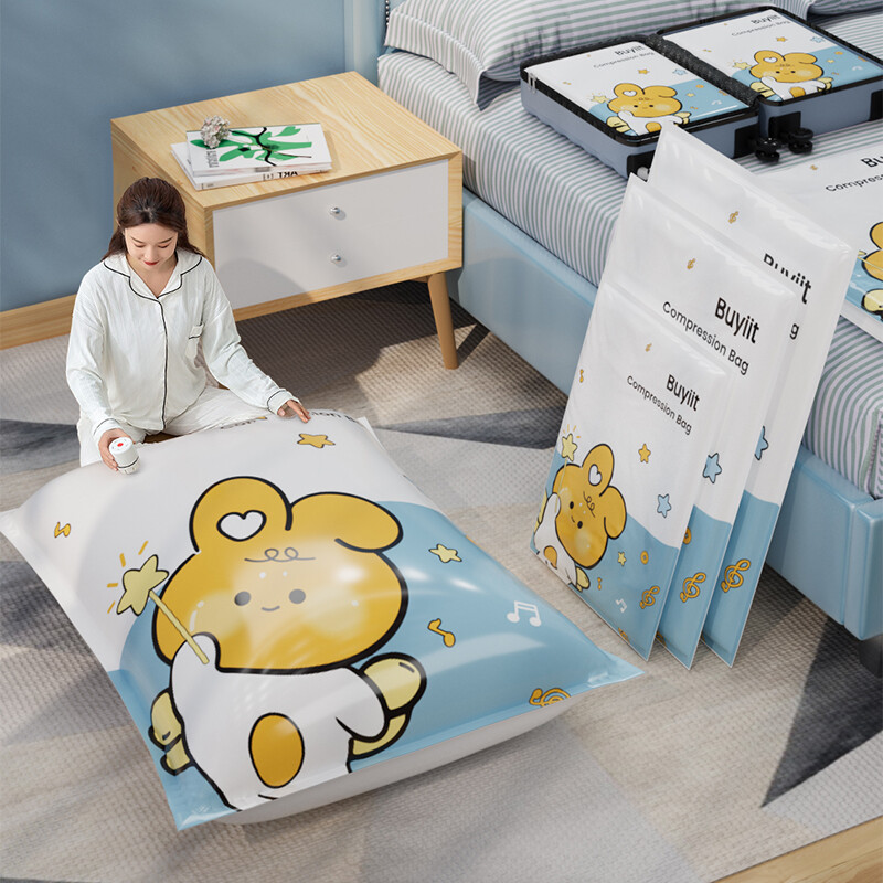Bixintu vakuuma uzglabāšanas maisiņš, drēbju skapja organizators, apģērba vietu taupošs maisiņš, atkārtoti lietojams, vakuuma sūkņa maisiņš, vakuuma aizzīmogots maisiņš