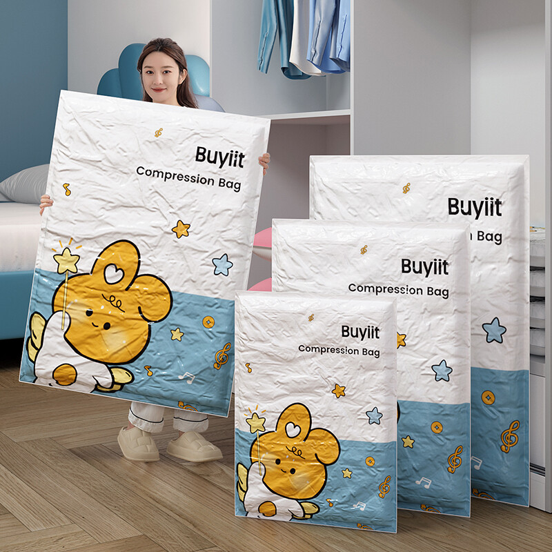 Bixintu vakuuma uzglabāšanas maisiņš, drēbju skapja organizators, apģērba vietu taupošs maisiņš, atkārtoti lietojams, vakuuma sūkņa maisiņš, vakuuma aizzīmogots maisiņš