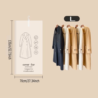 Saci reutilizabile pentru depozitare în vid pentru haine, paltoane, jachete, pungă de depozitare compresibilă agățată Saci economisind spațiu