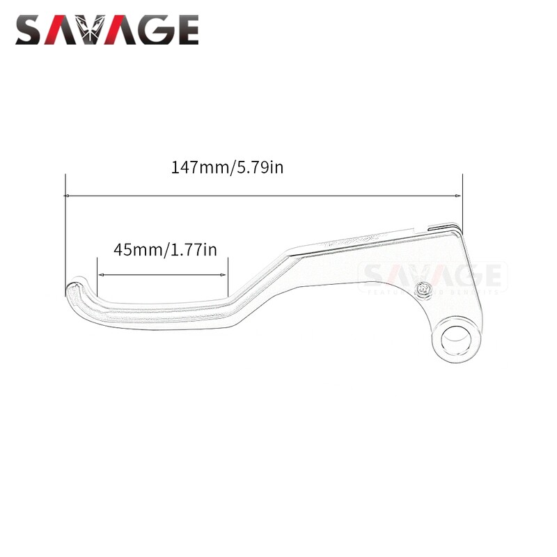 2024 CB750 CB1000R Shorty poluga kvačila za Hondu CBR600RR CBR1000RR CBR1000S CBR954RR CBR900RR 954 Fireblade Hornet Transalp 750