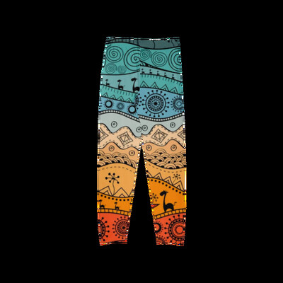 Jambiere cu talie înaltă Pantaloni de yoga Pantaloni boemi vintage pentru femei Colanți elastici Push Up Colanți sport Îmbrăcăminte de înaltă calitate moale