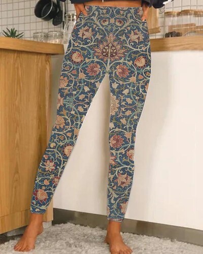 Jambiere cu talie înaltă Pantaloni de yoga Pantaloni boemi vintage pentru femei Colanți elastici Push Up Colanți sport Îmbrăcăminte de înaltă calitate moale