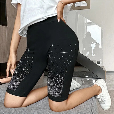 Naiste õhukesed Fitness lühikesed püksid Naiste kõrge vöökohaga suvepüksid Bottom Biker Rattapüksid Bodycon Streetwear naiste riided