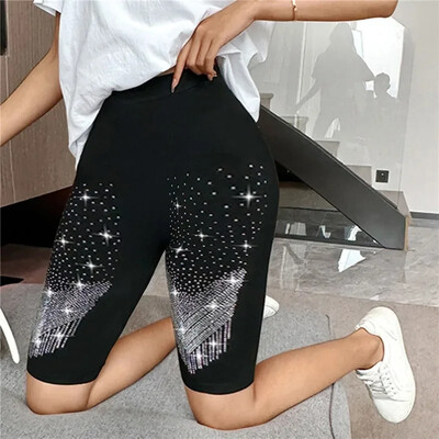 Naiste õhukesed Fitness lühikesed püksid Naiste kõrge vöökohaga suvepüksid Bottom Biker Rattapüksid Bodycon Streetwear naiste riided
