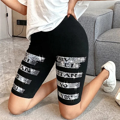 Naiste õhukesed Fitness lühikesed püksid Naiste kõrge vöökohaga suvepüksid Bottom Biker Rattapüksid Bodycon Streetwear naiste riided