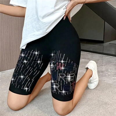 Naiste õhukesed Fitness lühikesed püksid Naiste kõrge vöökohaga suvepüksid Bottom Biker Rattapüksid Bodycon Streetwear naiste riided