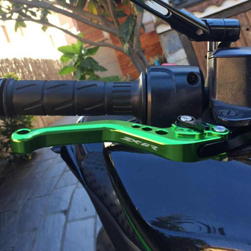 Pârghii scurte de ambreiaj de frână CNC pentru Kawasaki ZX6R ZX 6R ZX-6R / 636 2019 - 2023 2022 2021 Accesorii pentru motociclete