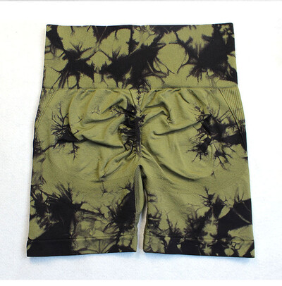 Nove Tie Dye kratke hlače za jogu Ženske tajice za fitnes Bešavne pletene sportske tajice za trčanje na otvorenom Visoki struk Elastične hlače za podizanje stražnjice