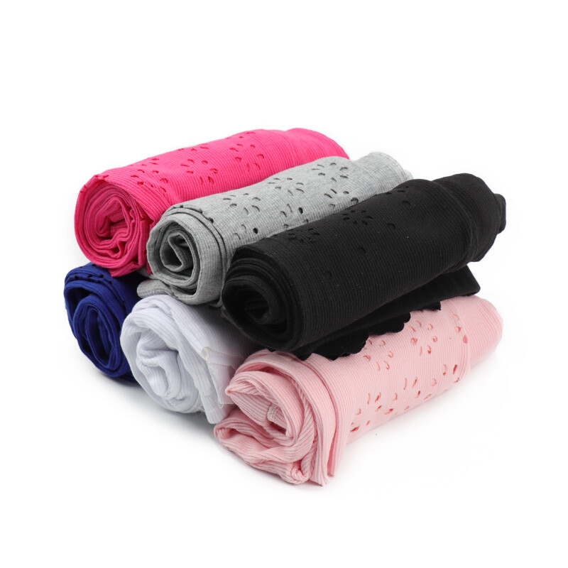 Leggings scurti elastici de vară pentru femei, tricotate din bumbac, pantaloni cu flori scobiți, pantaloni scurti drăguți pentru femei, pantaloni solizi de siguranță