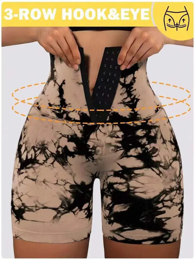 Sieviešu kaklasaites, krāsojami legingi, bezšuvju adīti, plāni šorti ar augstu vidukli, dubults dibens paceļamas zeķubikses sporta zāle, skriešana, riteņbraukšana, joga, fitnesa šorti