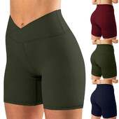 Kratke hlače za teretanu Žene Ženske prozračne kratke hlače za biciklizam Podizanje stražnjice Ljetne bešavne kratke hlače za jogu visokog struka Elastične sportske tajice