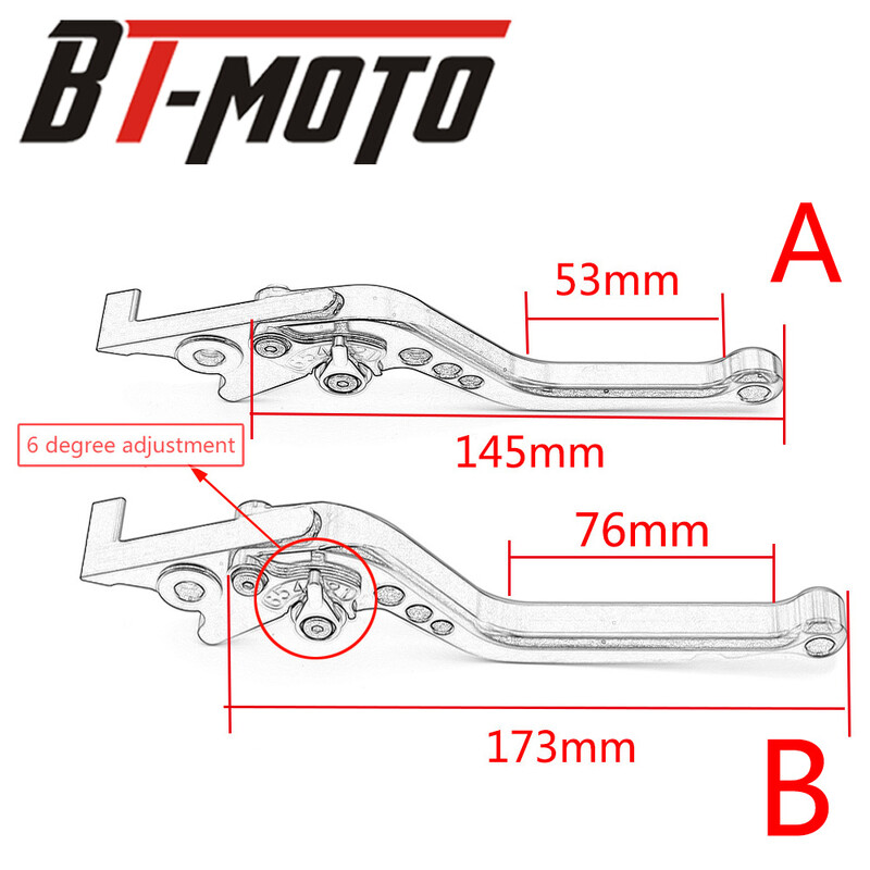 Duga/kratka poluga kvačila kočnice odgovara Apriliji RSV 1000 R (RSV1000 Mille 1999-2003 Tuono 2003-2010) Caponord 1200 Rally 2014-2017