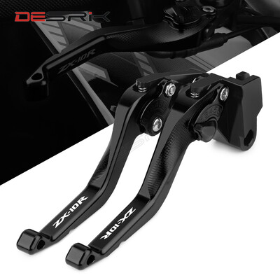 Подходящ за Kawasaki ZX10R / RR / KRT/ SE ZX-10R 2016-2020 2019 2018 2017 Мотоциклетни CNC къси лостове на спирачния съединител
