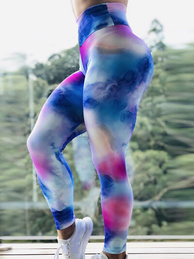 Αθλητικό κολάν Γυναικεία κολάν για τρέξιμο Νέο χρώμα κολάν με στάμπα πεταλούδα Παντελόνι ψηλόμεσο μεγάλο μέγεθος ελαστικό τζέγκινγκ γυμναστικής