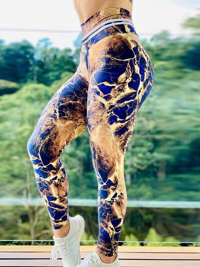 Αθλητικό κολάν Γυναικεία κολάν για τρέξιμο Νέο χρώμα κολάν με στάμπα πεταλούδα Παντελόνι ψηλόμεσο μεγάλο μέγεθος ελαστικό τζέγκινγκ γυμναστικής