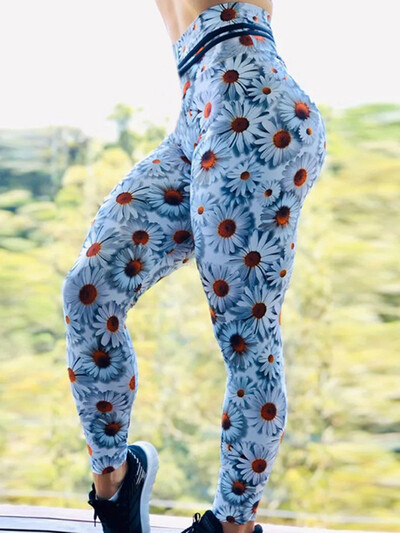 Αθλητικό κολάν Γυναικεία κολάν για τρέξιμο Νέο χρώμα κολάν με στάμπα πεταλούδα Παντελόνι ψηλόμεσο μεγάλο μέγεθος ελαστικό τζέγκινγκ γυμναστικής