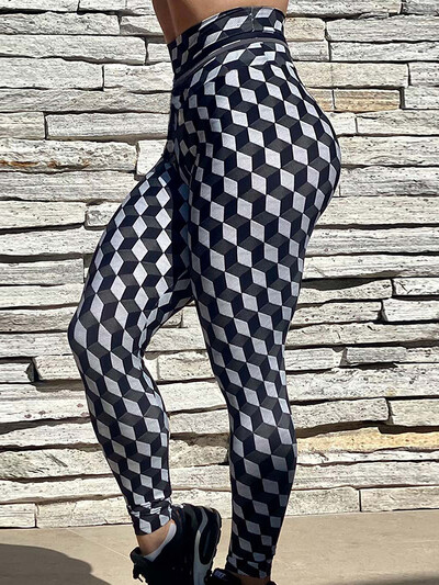 Αθλητικό κολάν Γυναικεία κολάν για τρέξιμο Νέο χρώμα κολάν με στάμπα πεταλούδα Παντελόνι ψηλόμεσο μεγάλο μέγεθος ελαστικό τζέγκινγκ γυμναστικής