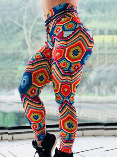 Αθλητικό κολάν Γυναικεία κολάν για τρέξιμο Νέο χρώμα κολάν με στάμπα πεταλούδα Παντελόνι ψηλόμεσο μεγάλο μέγεθος ελαστικό τζέγκινγκ γυμναστικής