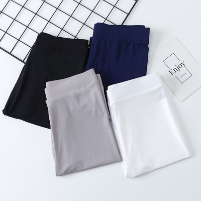 Najlonske ledeno svilene tajice Ženske tajice visokog struka Velike veličine Elastične uske vanjske hlače Ljetne tanke tajice