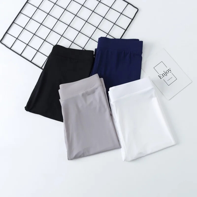 Najlonske ledeno svilene tajice Ženske tajice visokog struka Velike veličine Elastične uske vanjske hlače Ljetne tanke tajice