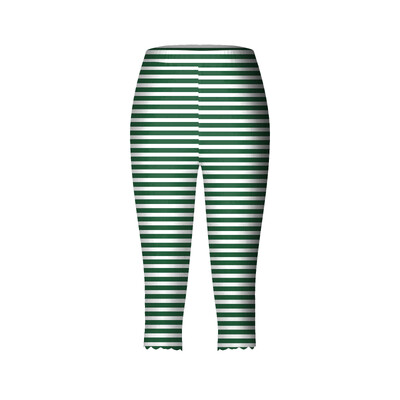 Női nyomtatott Vágott nadrágok Jóga Alkalmi edzés Magas derekú Leggings Nyári Strandnadrág Stretch Női Fitness Buborékos nadrágok