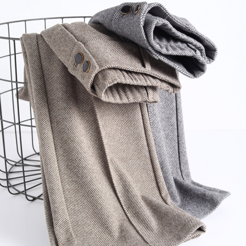 Κορεάτικο παντελόνι με καμπάνα 2024 Νέο φθινόπωρο για αδυνάτισμα με ψηλόμεσο επαγγελματικό ίσιο παντελόνι μικρο-τραβήγματος