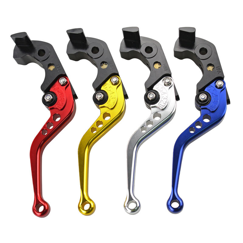 Motociklu piederumi CNC īsās bremžu sajūga sviras priekš Honda CBR600RR F5 CBR 600 RR CBR954RR CBR 954 RR 2002-2006 melnā svira