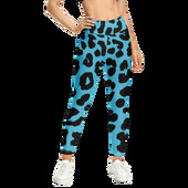 Ljetne ženske ležerne hlače s uzorkom leoparda High Street tajice Harajuku hlače Y2k Tajice za teretanu Modne pantalone