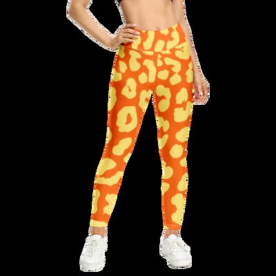 Ljetne ženske ležerne hlače s uzorkom leoparda High Street tajice Harajuku hlače Y2k Tajice za teretanu Modne pantalone