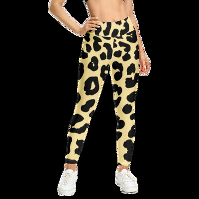 Ljetne ženske ležerne hlače s uzorkom leoparda High Street tajice Harajuku hlače Y2k Tajice za teretanu Modne pantalone